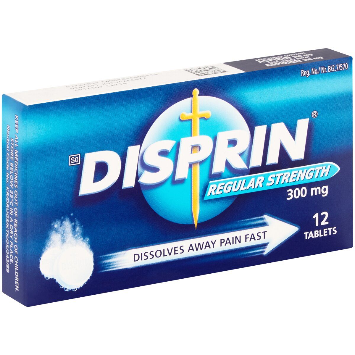 Disprin Regular Strength Tablets 12’s