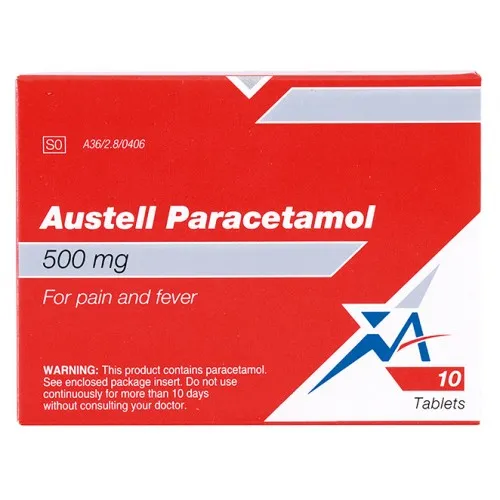 Austell-Paracet 500Mg 10’s