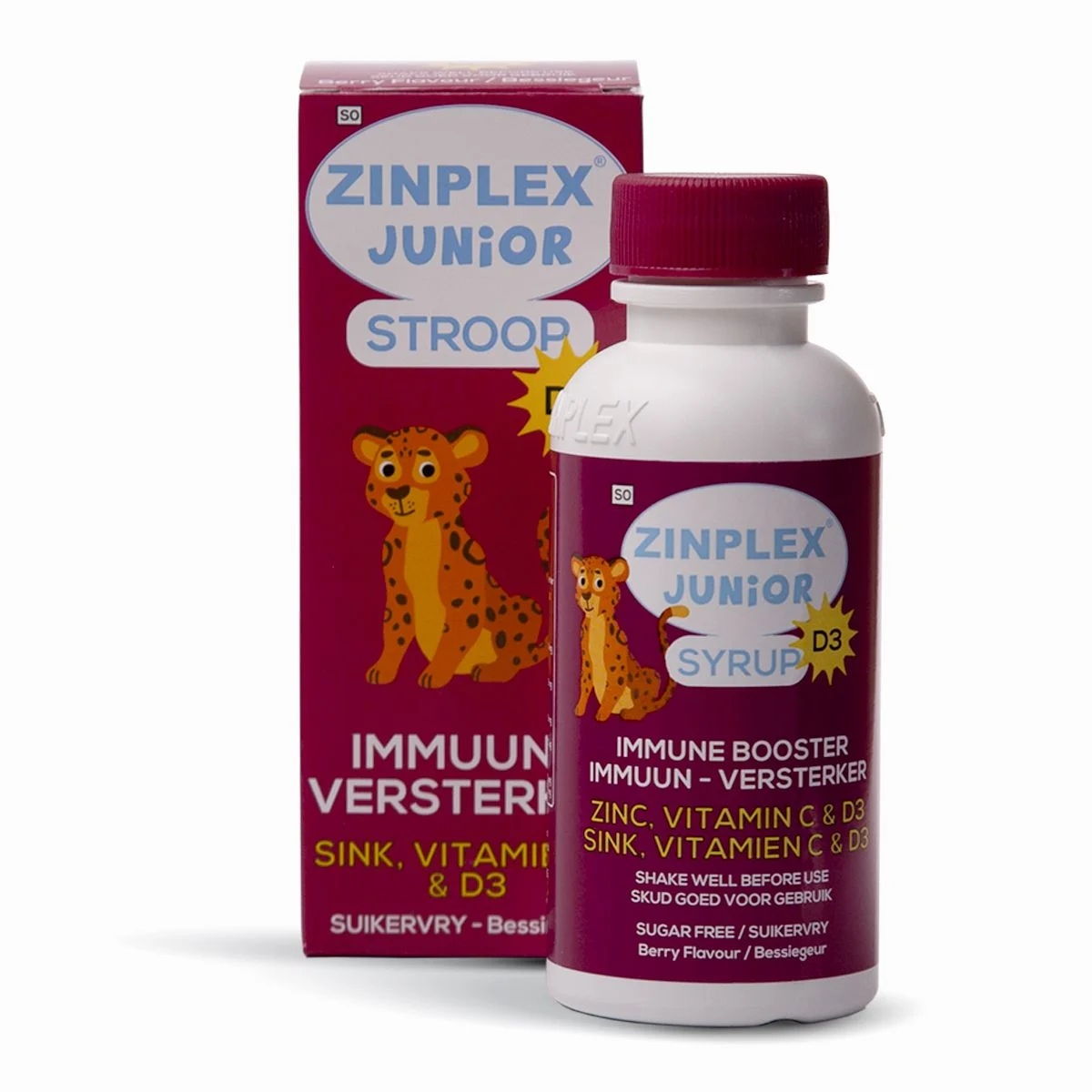 Zinplex Vit D3 Junior Syrup Sugar Free 200ml