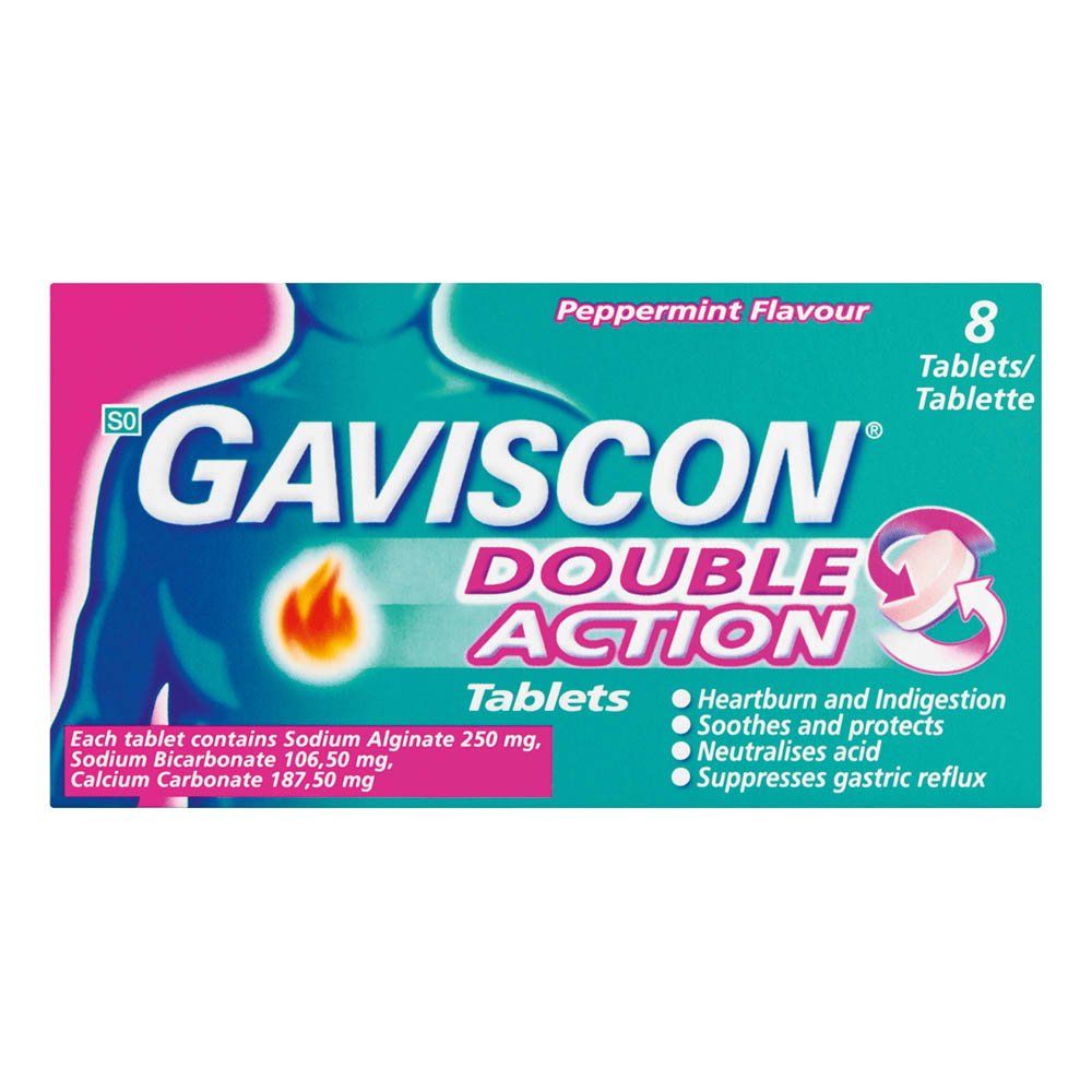 Gaviscon Double Action Tabs 8’s