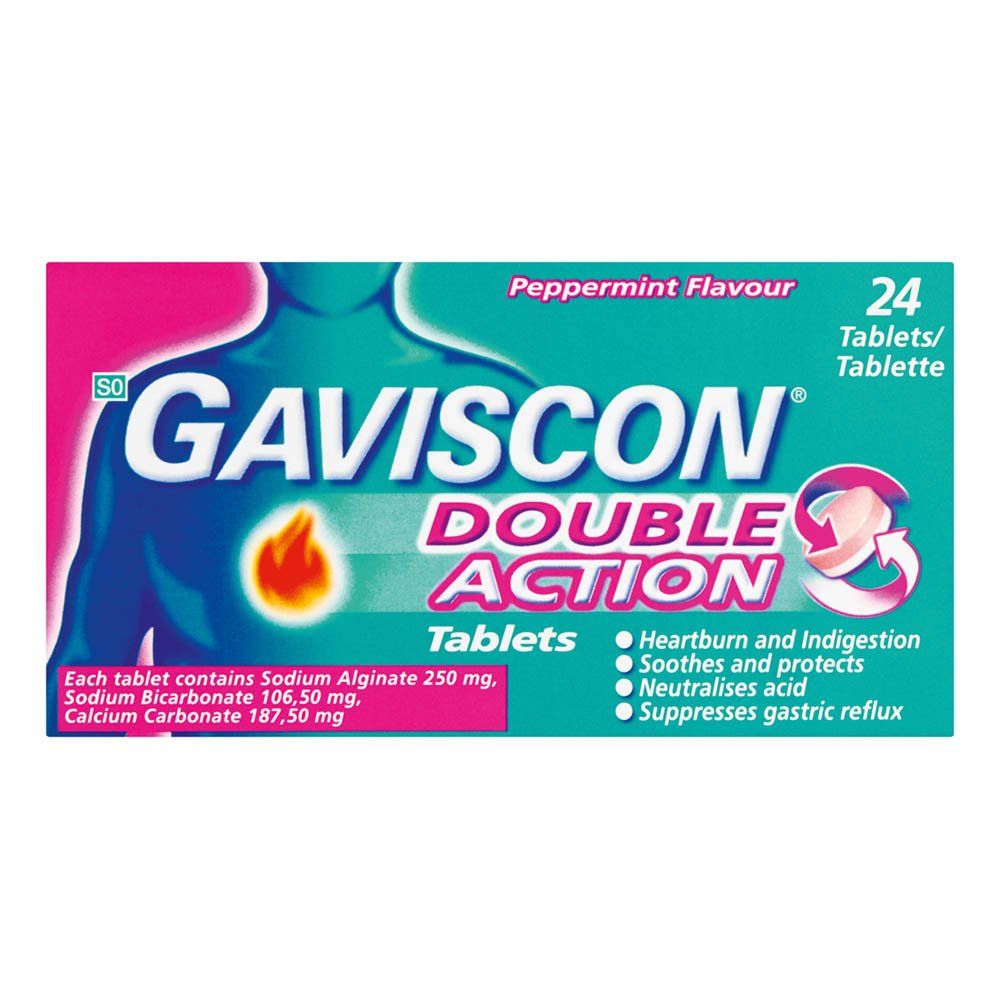 Gaviscon Double Action Tabs 24’s