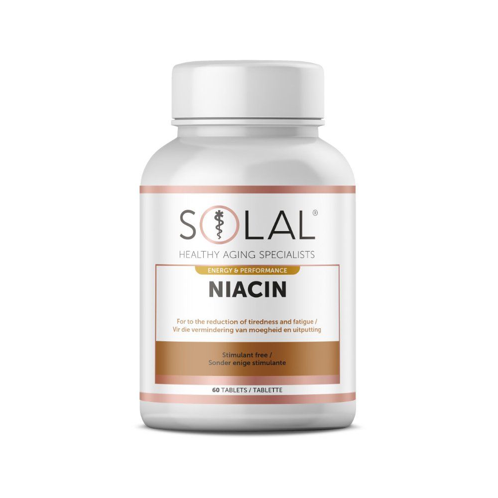 Solal Niacin Vitamin B3 35mg 60 Tabs