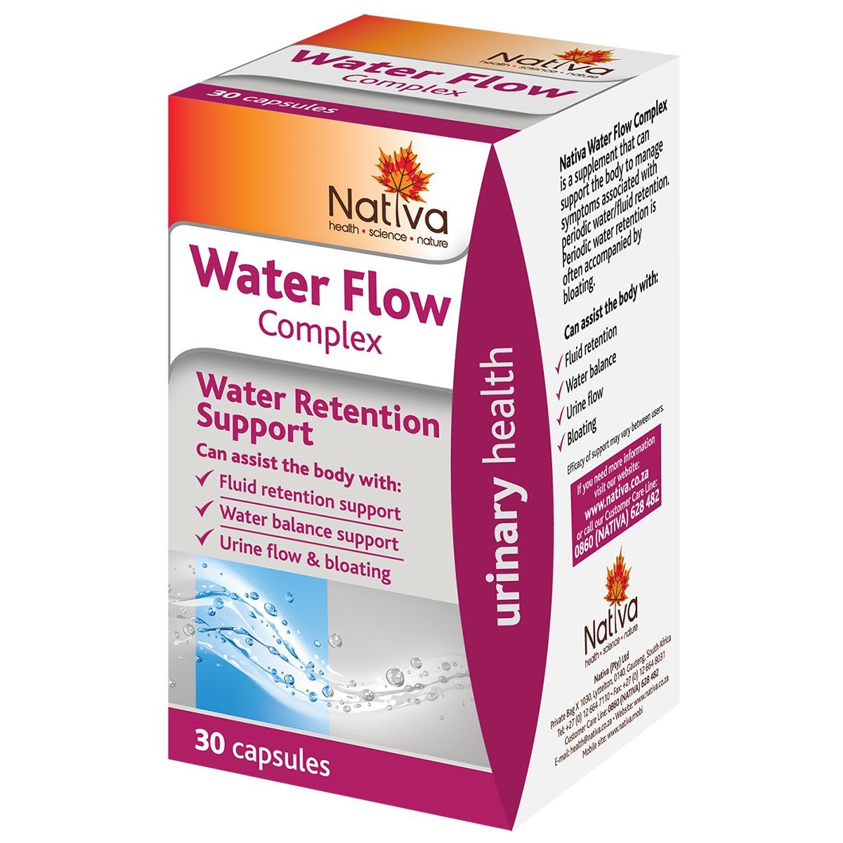 Nativa Water Flow Complex 30 Caps