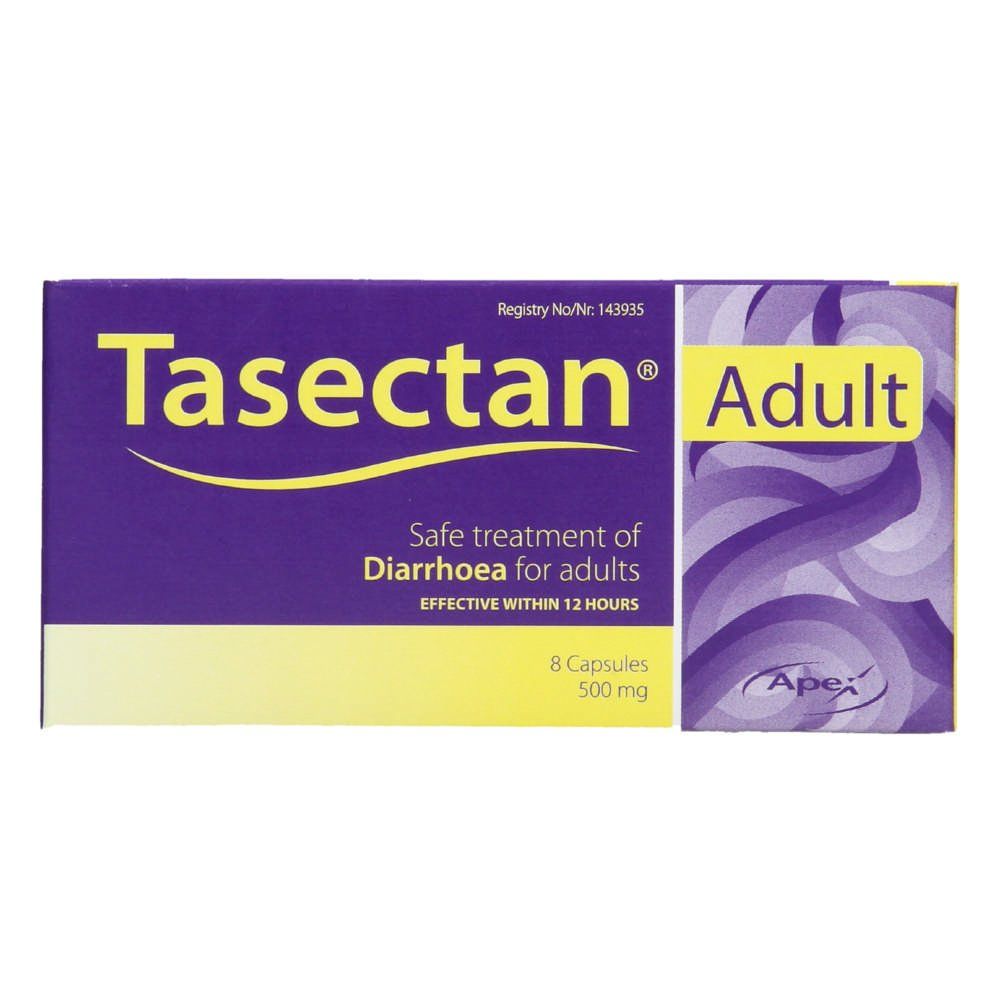 Tasectan Adult 500mg 8 Capsules