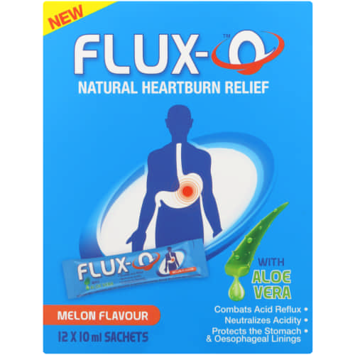 Flux-O Natural Antacid Oral Suspension 12x10ml