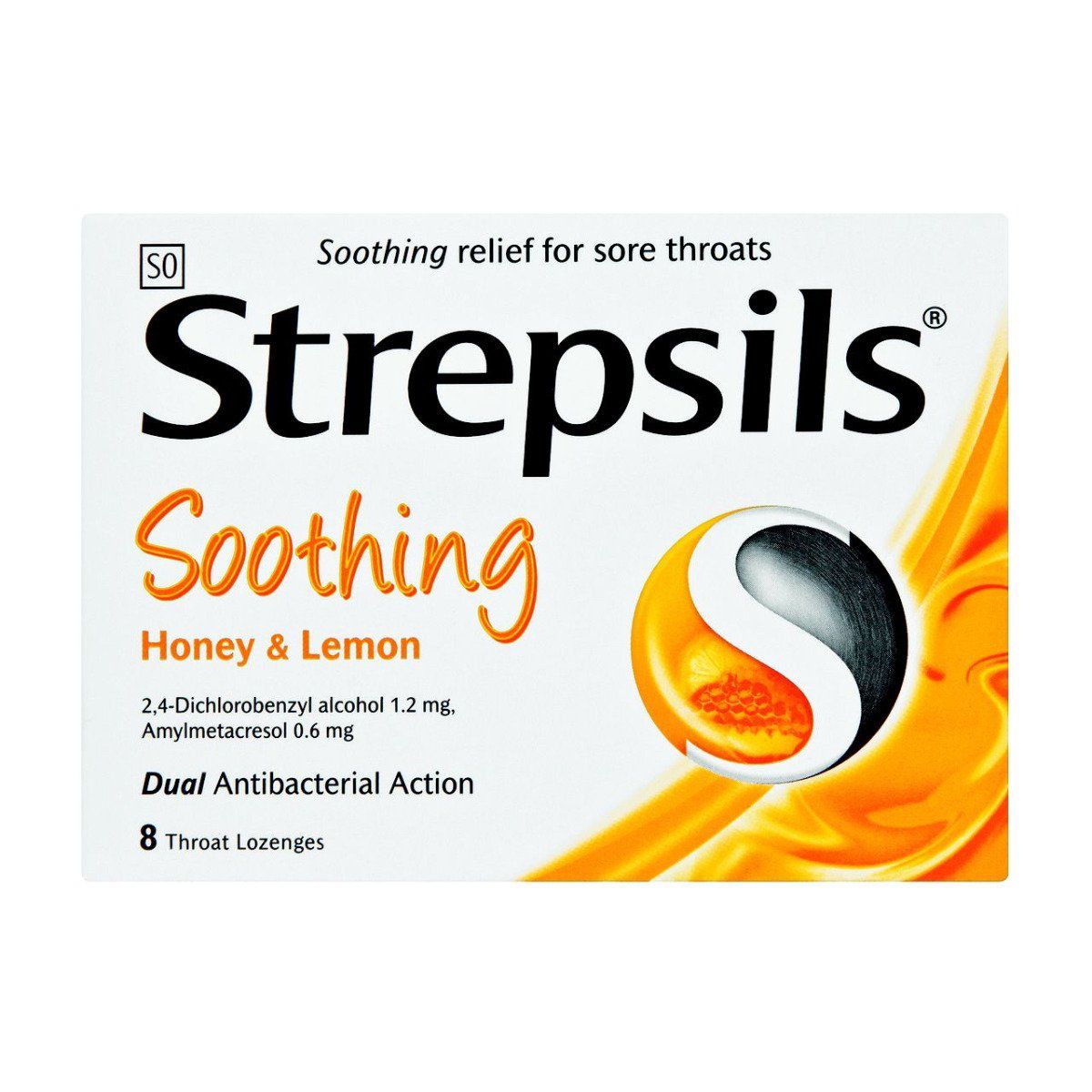 Strepsils Lozengers 8’s Honey & Lemon