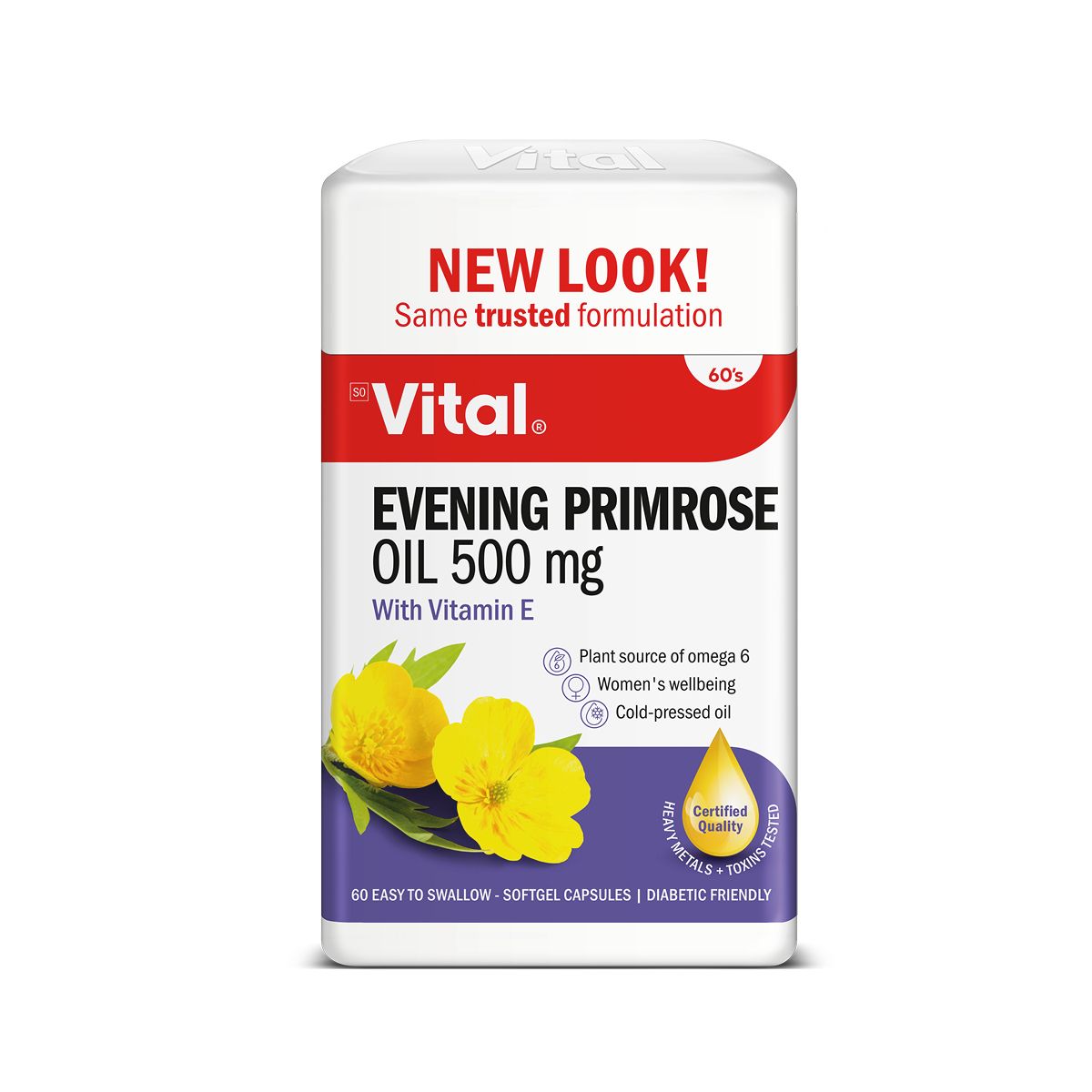 Vital Evening Primrose Oil Caps 60