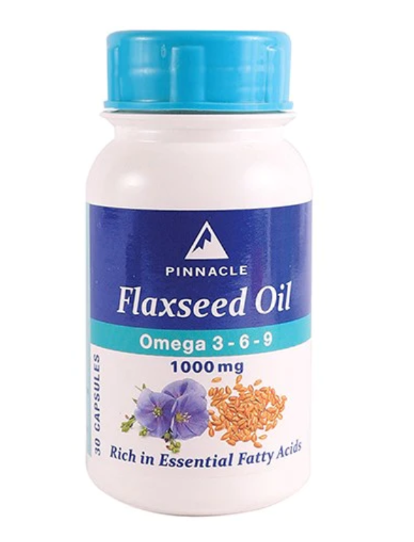 Flaxseed Oil 1000mg 90 Capsules Pinnacle